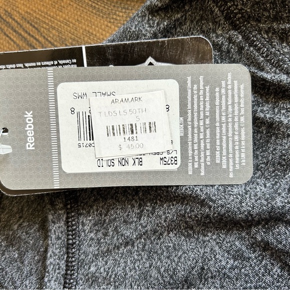 NWT | NHL Reebok | Pittsburgh Penguins Long Sleeve | Heather Gray |  Small - Picture 7 of 12